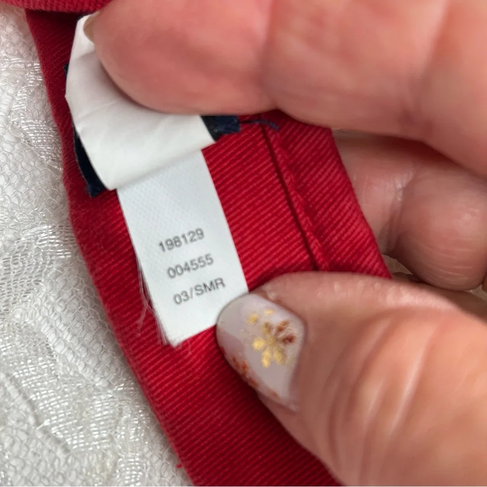 GAP Vintage Kids Red Sun Visor Cap GAP Logo Adjustable Unisex Coastal Beachy Y2K